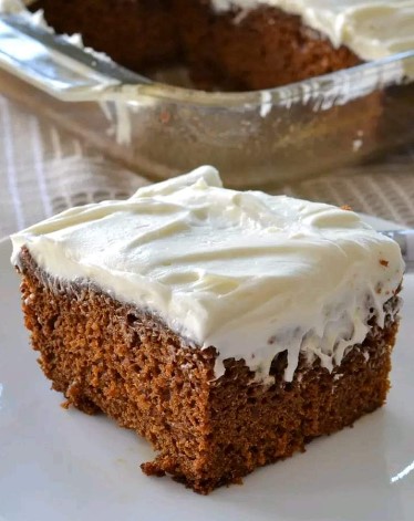 Gingerbread Cake with Cream Cheese Frosting – Family Fresh Recipes
